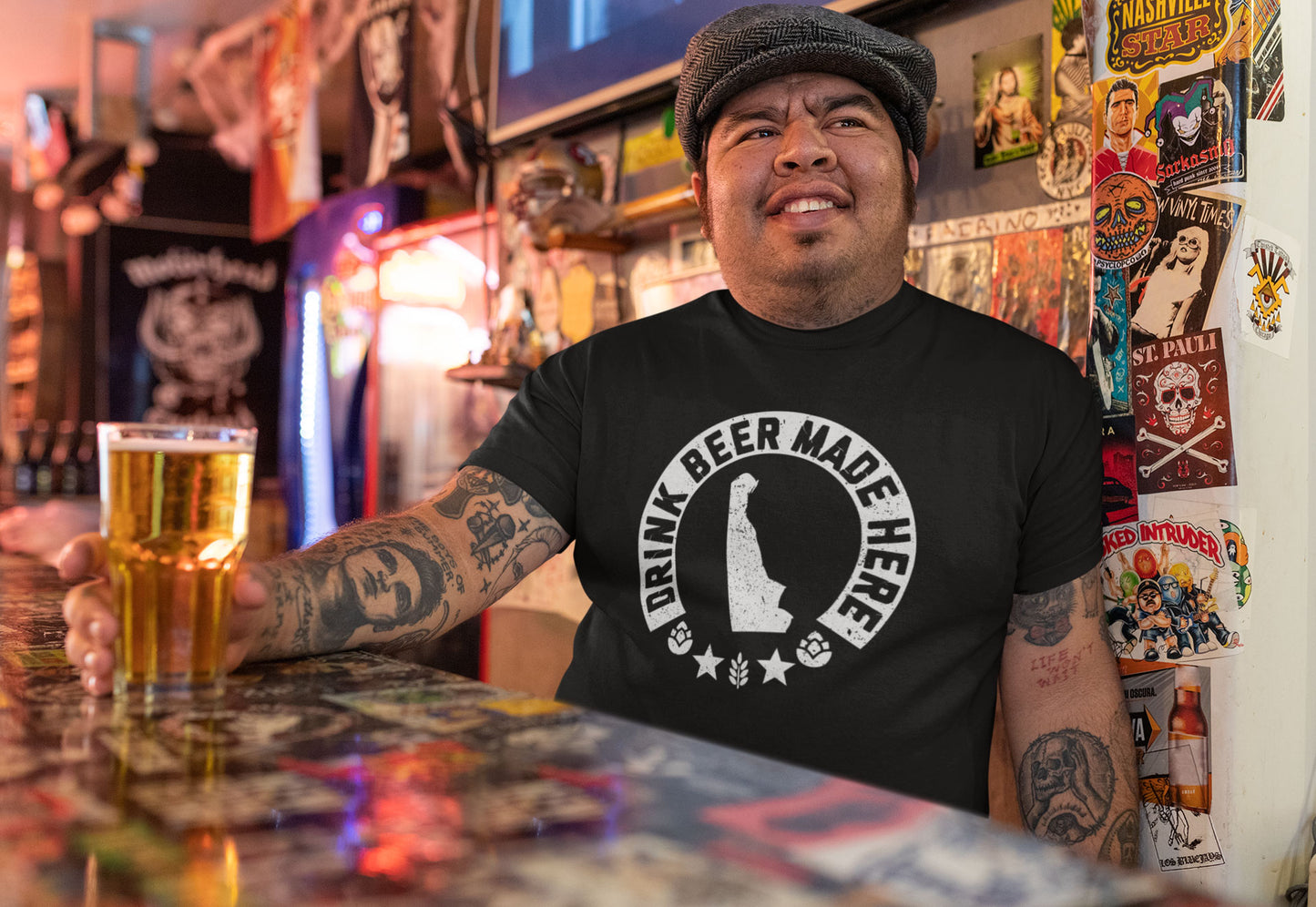 Delaware - Drink Beer Made Here - Unisex Hoodie