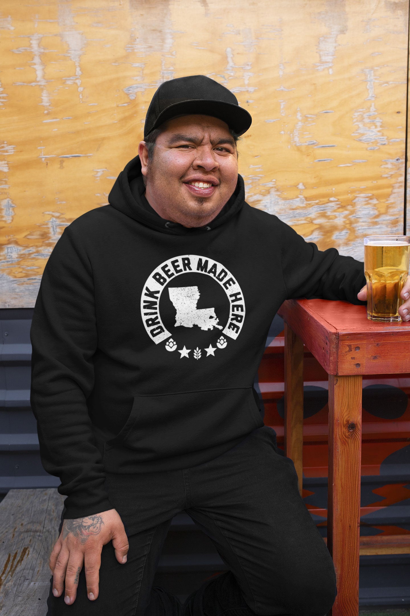 Louisiana - Drink Beer Made Here - Unisex Sweatshirt