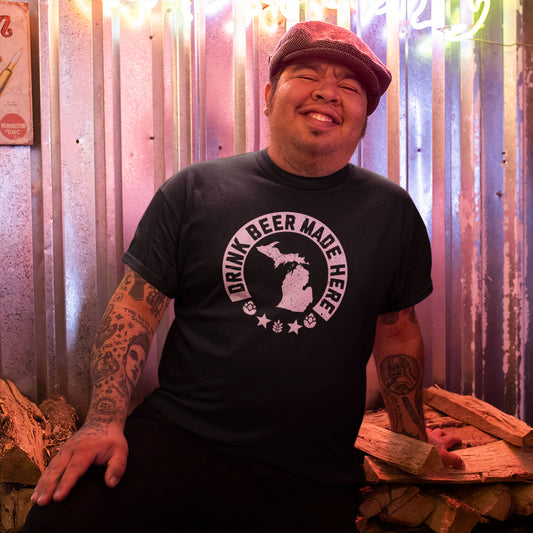 Michigan - Drink Beer Made Here - Unisex T-Shirt