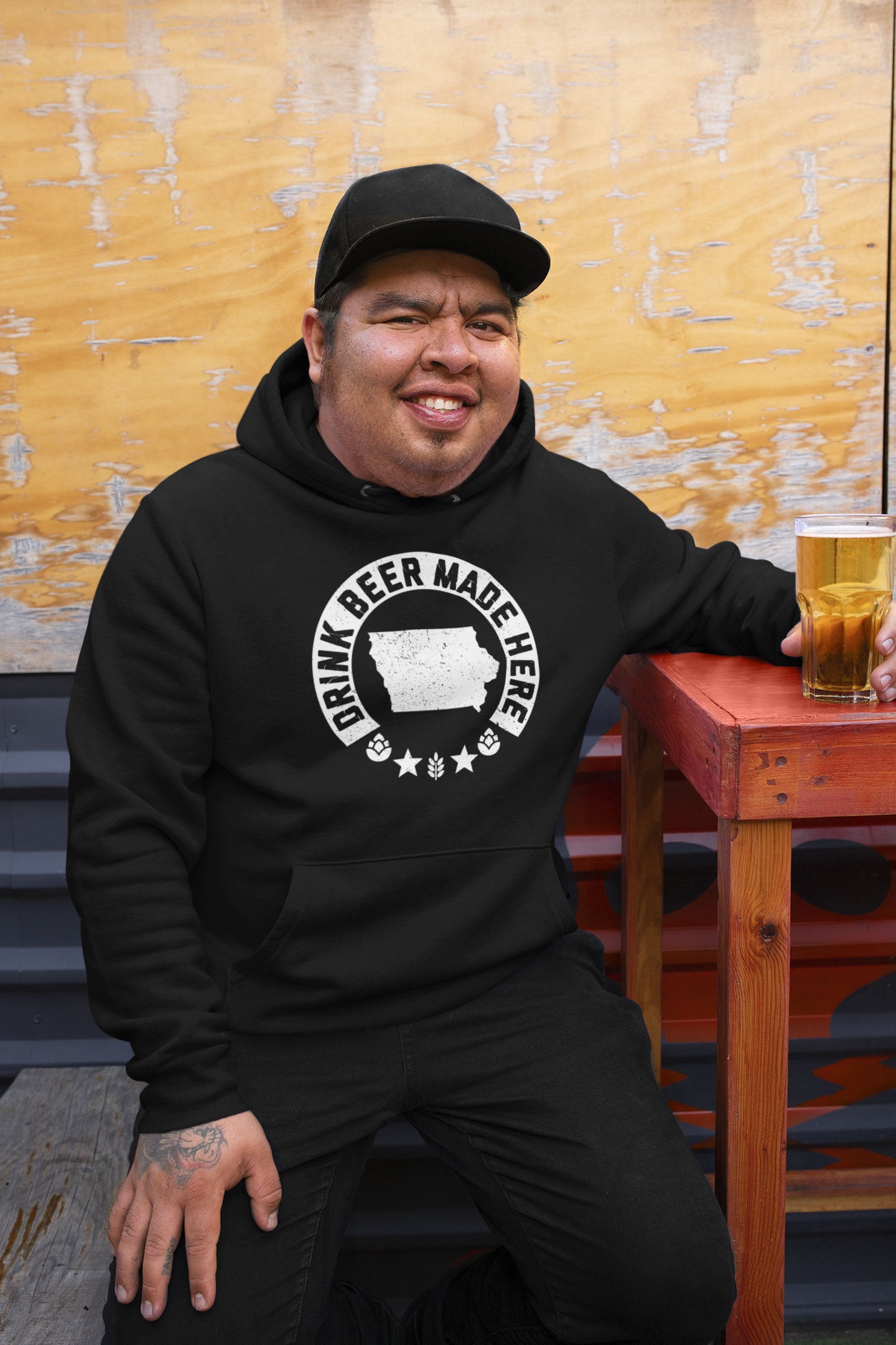 Iowa - Drink Beer Made Here - Unisex Hoodie