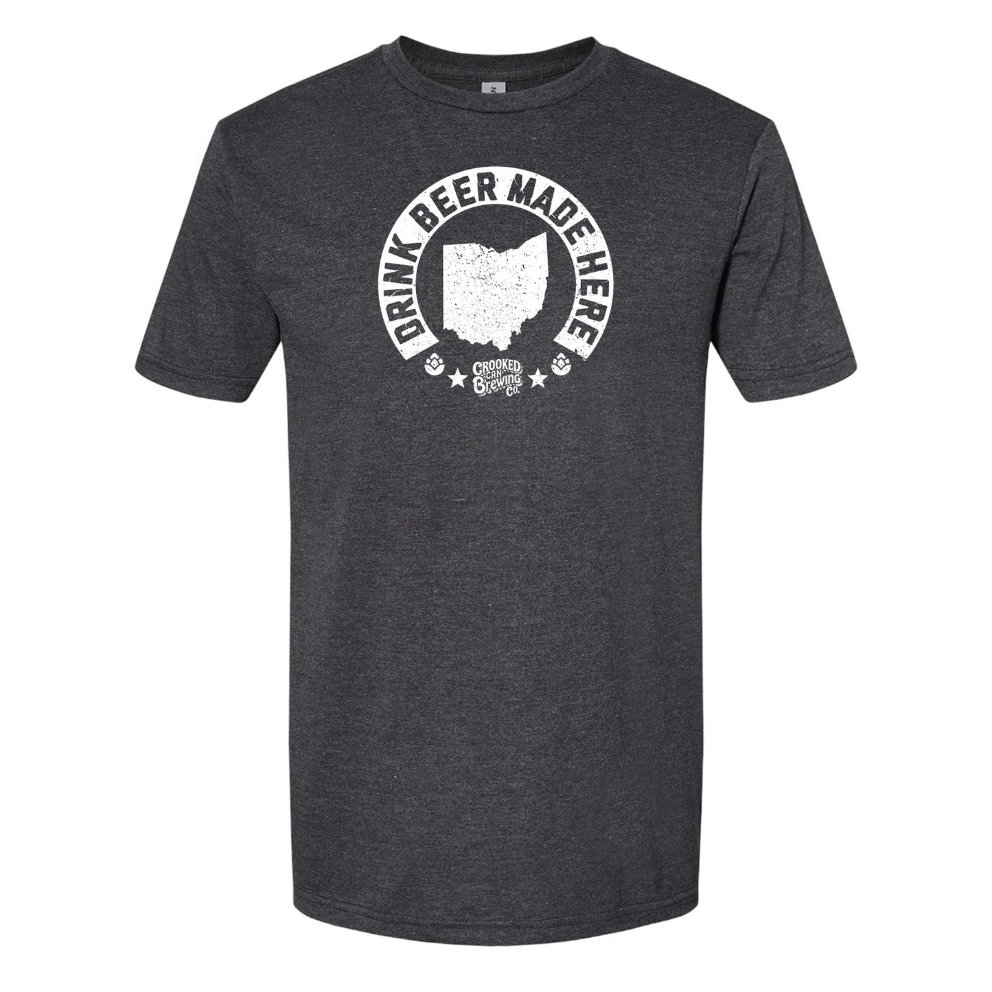 Cooked Can - Hillard Ohio DBMH - Charcoal Cotton T-Shirt