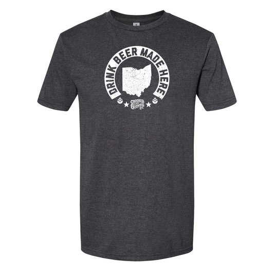 Cooked Can - Hillard Ohio DBMH - Charcoal Cotton T-Shirt