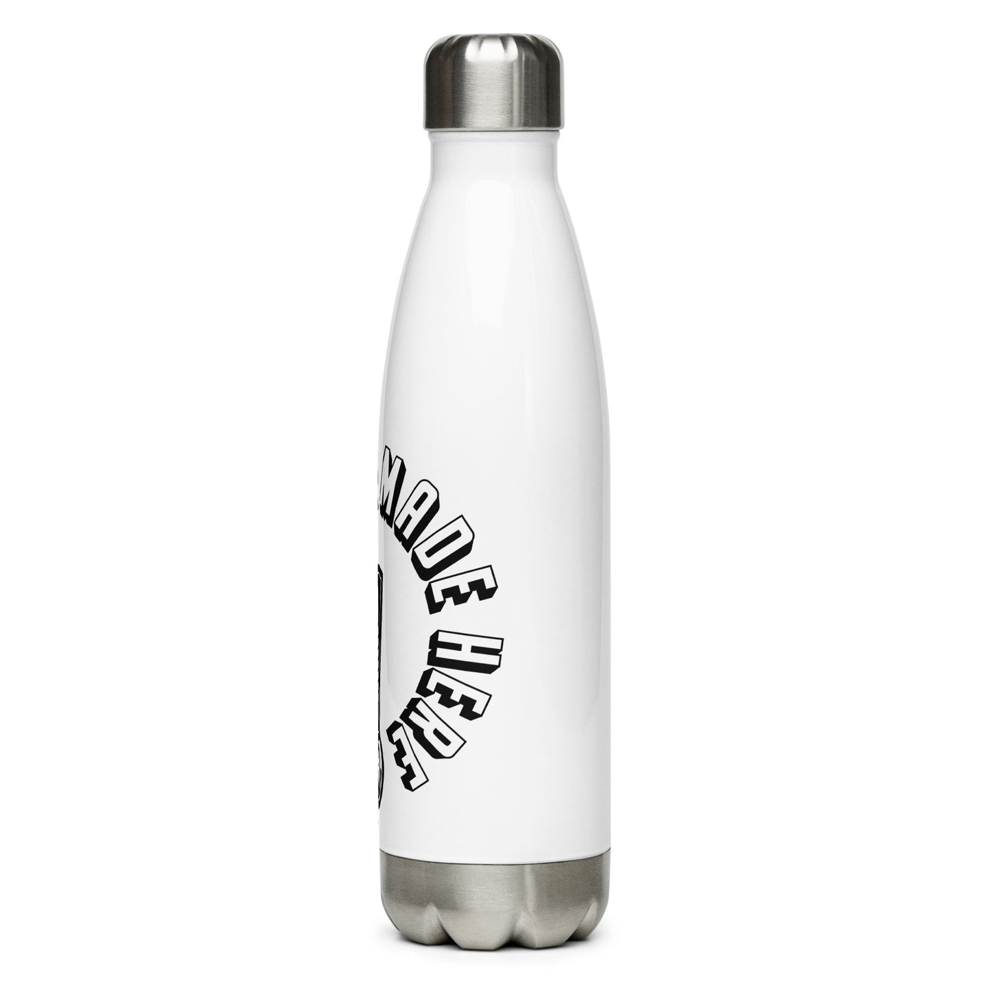 Drink Beer Made Here - Logo - Stainless Steel Water Bottle
