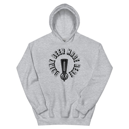 Drink Beer Made Here - Logo - Unisex Hoodie