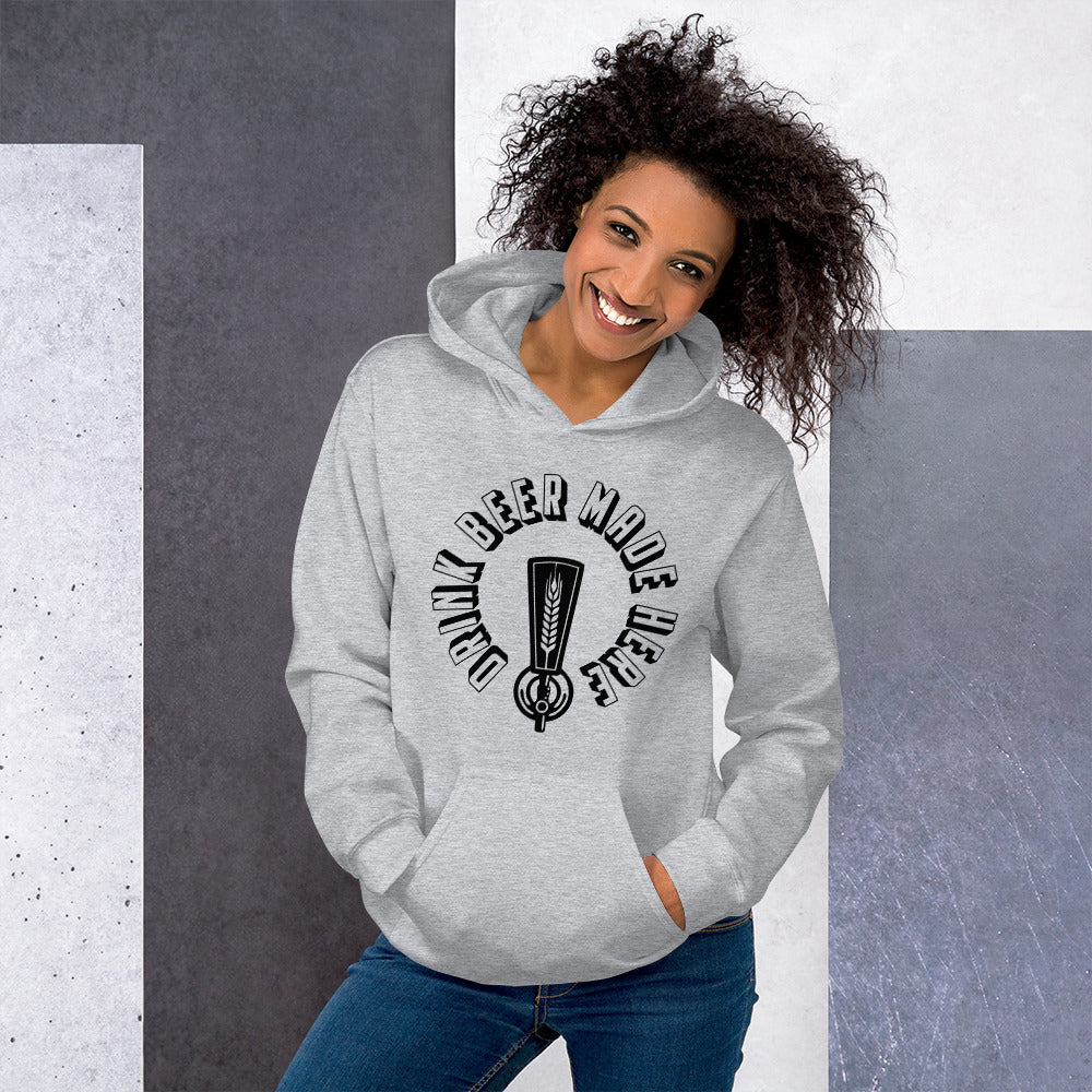 Drink Beer Made Here - Logo - Unisex Hoodie